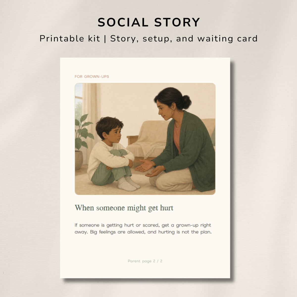 How I Feel Communication Visual – Printable Feelings Support