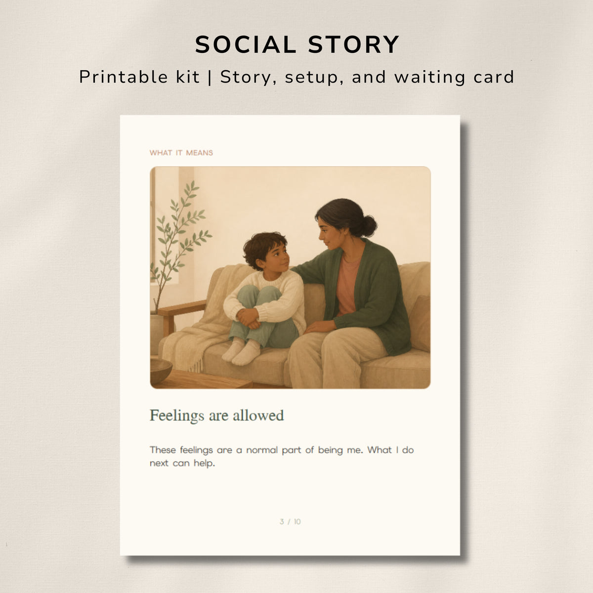 How I Feel Communication Visual – Printable Feelings Support