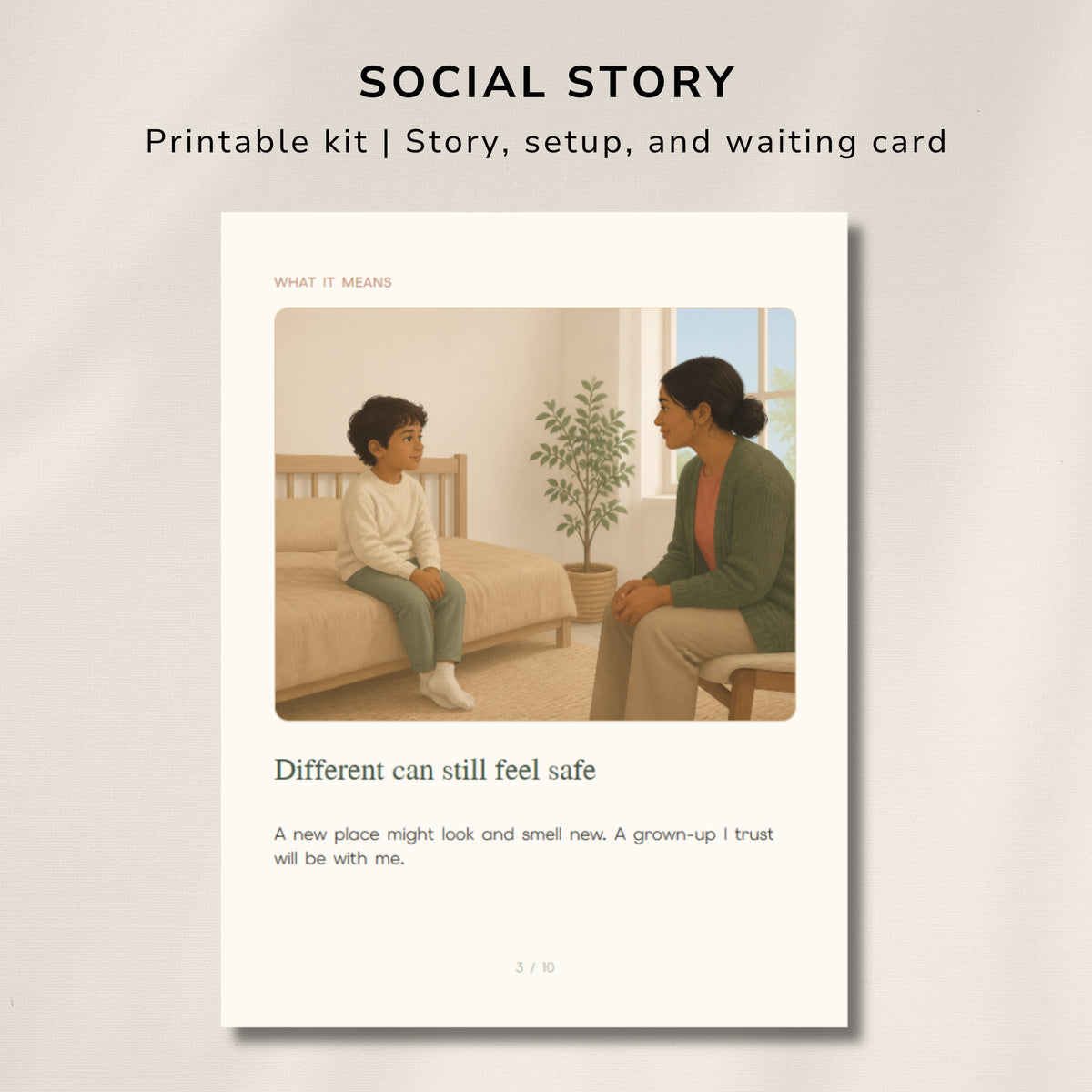 Going Somewhere New Social Story – Printable for Kids