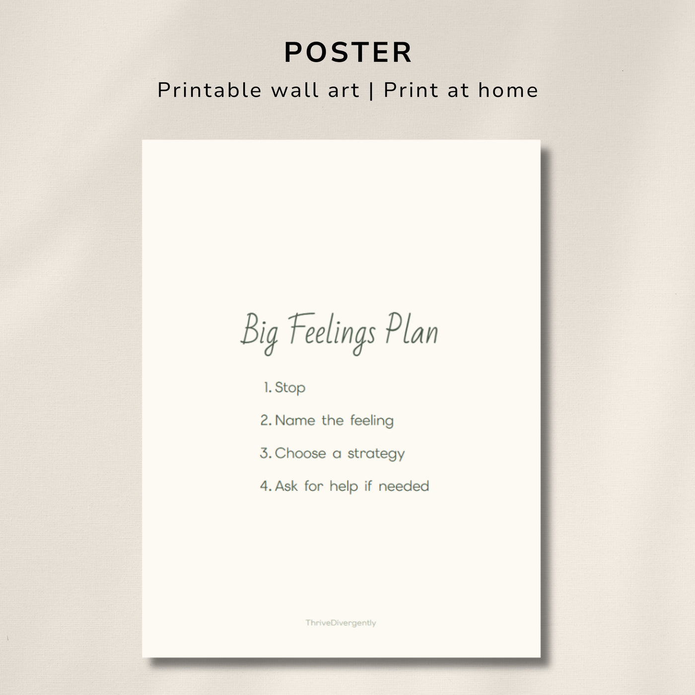 Big Feelings Plan