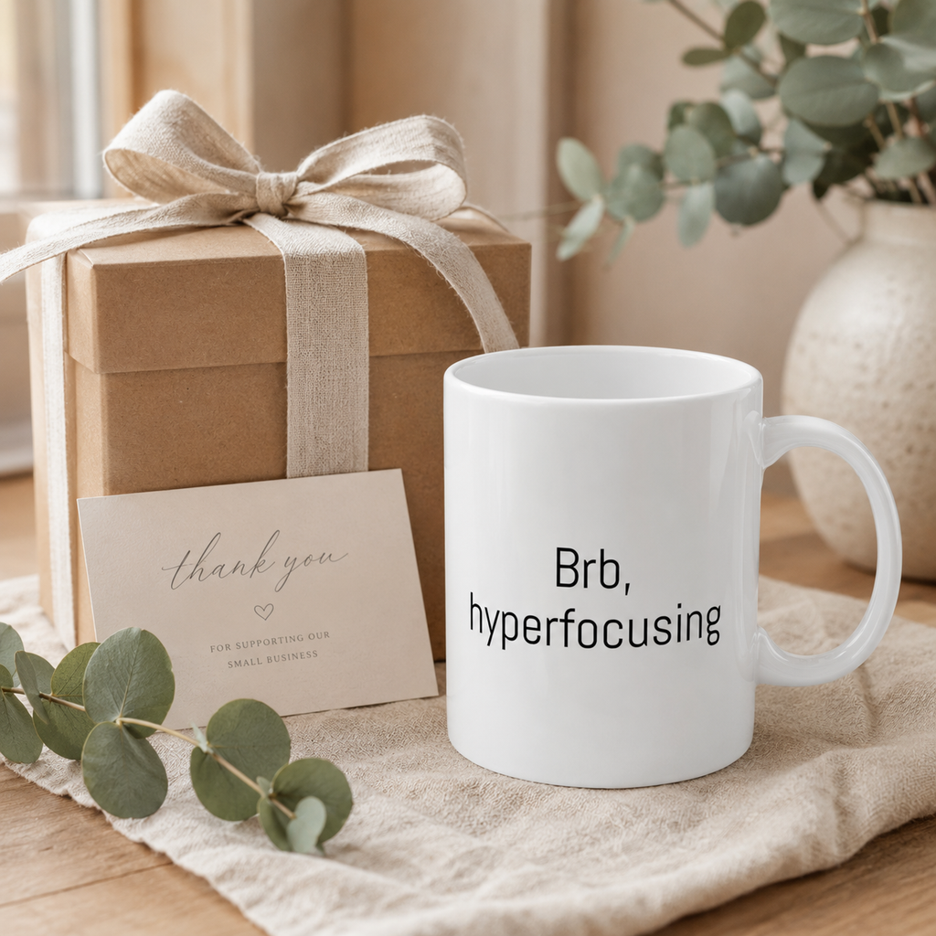 Brb, Hyperfocusing Mug