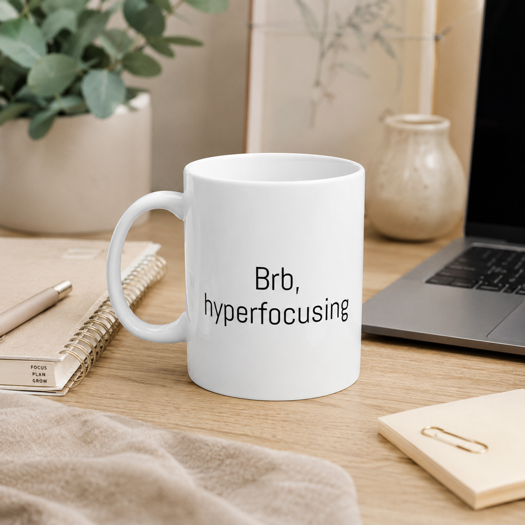 Brb, Hyperfocusing Mug