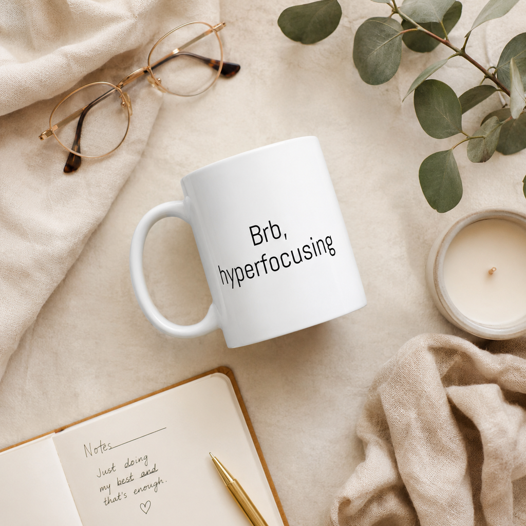 Brb, Hyperfocusing Mug