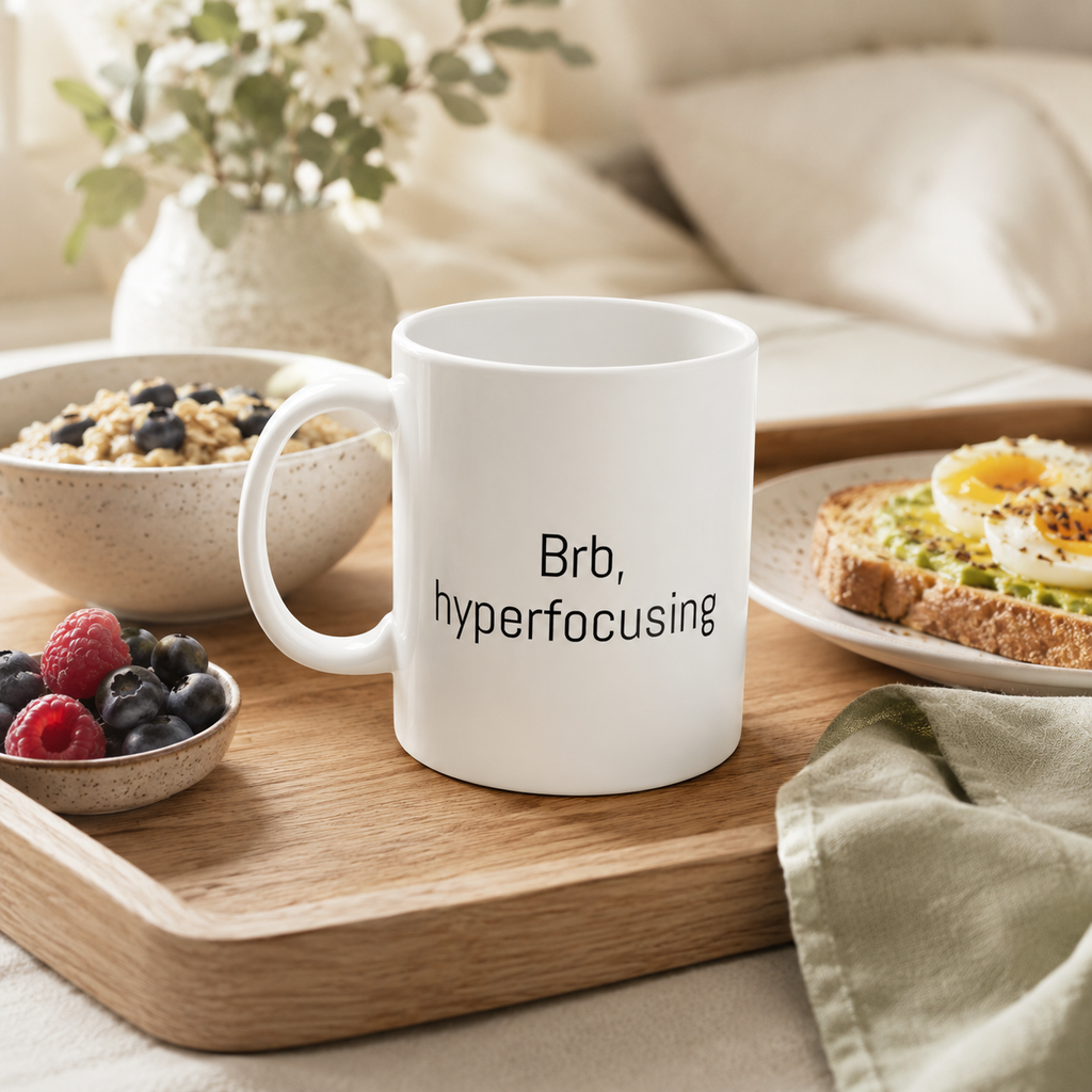 Brb, Hyperfocusing Mug
