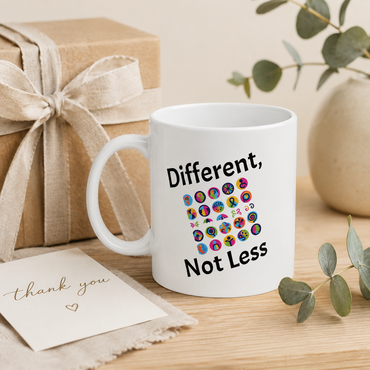 Different, Not Less Mug