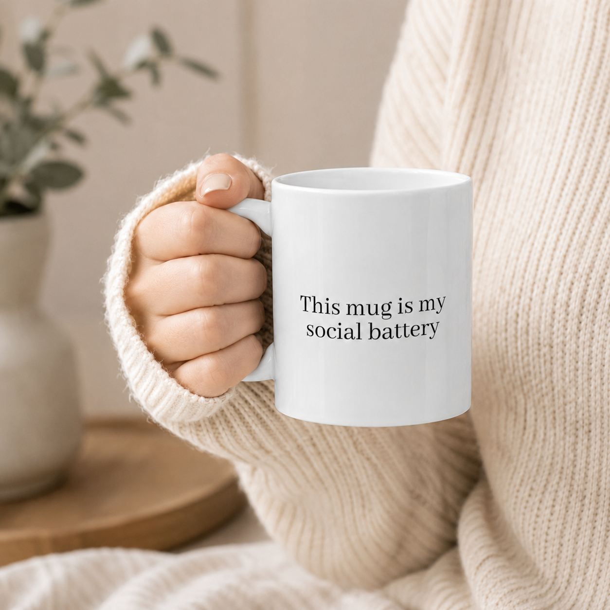 My Social Battery Mug