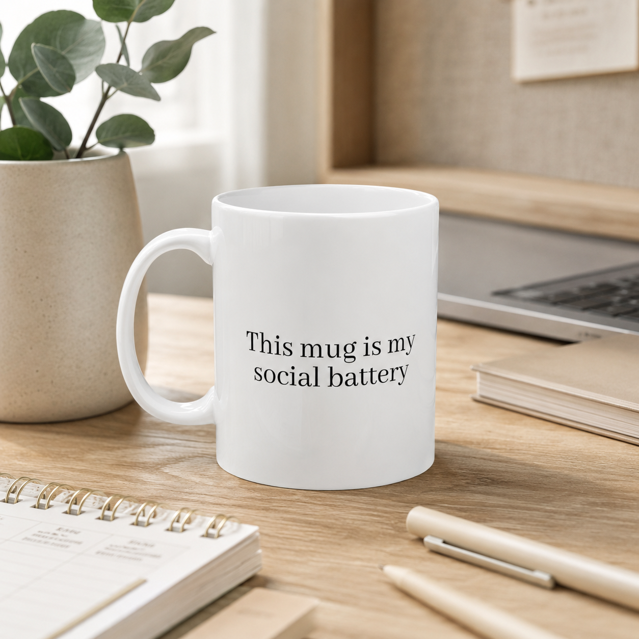 My Social Battery Mug