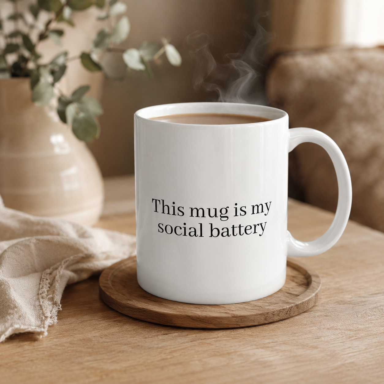 My Social Battery Mug