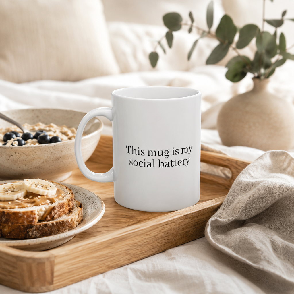 My Social Battery Mug