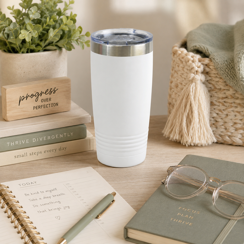 Progress Over Perfection Tumbler