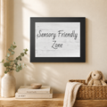 Sensory Friendly Zone Poster
