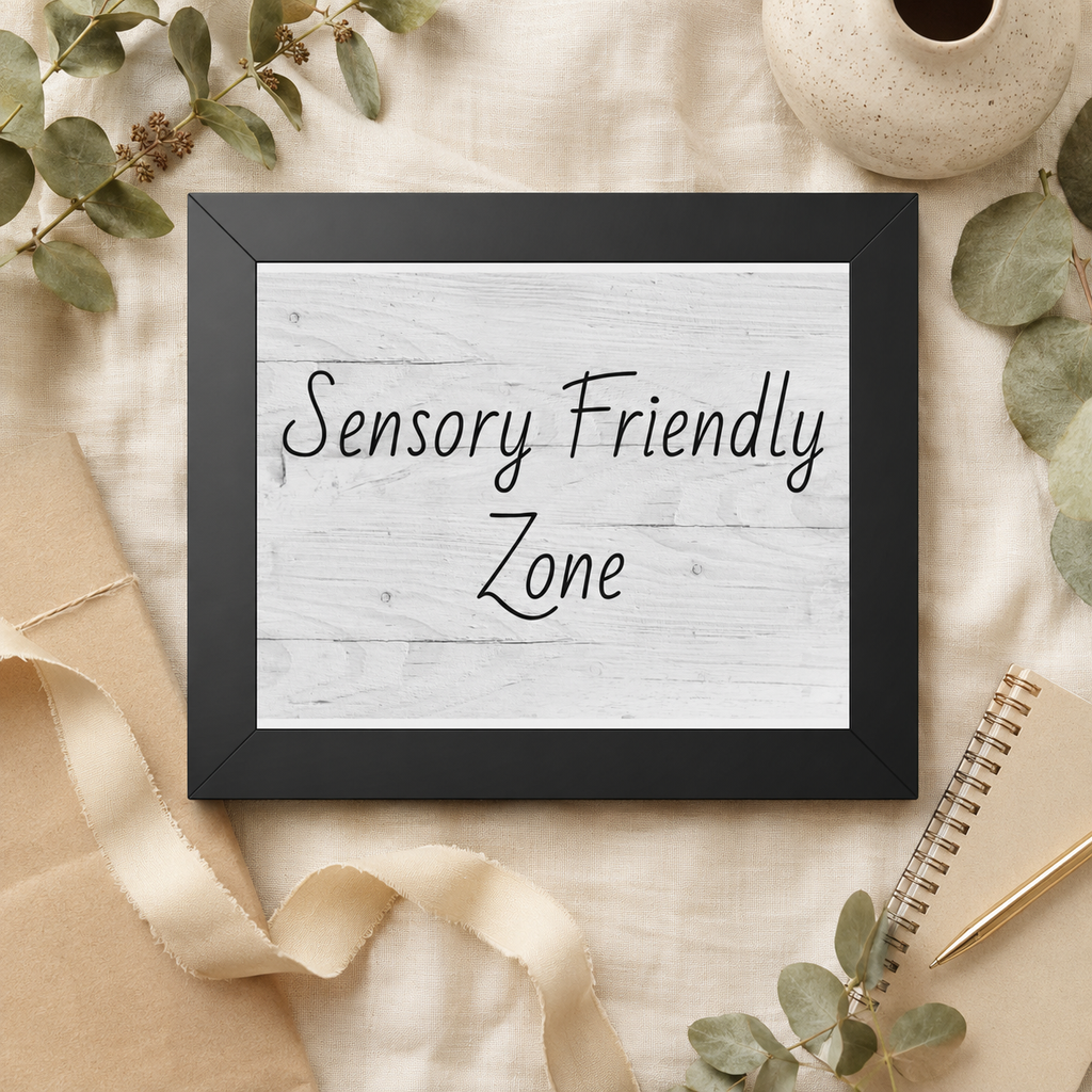 Sensory Friendly Zone Poster