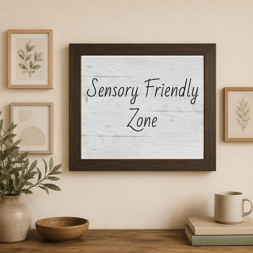 Sensory Friendly Zone Poster