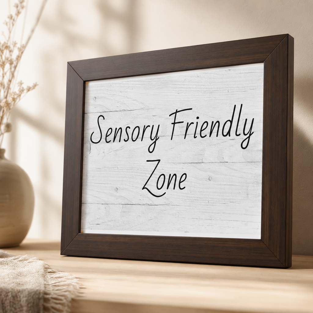Sensory Friendly Zone Poster
