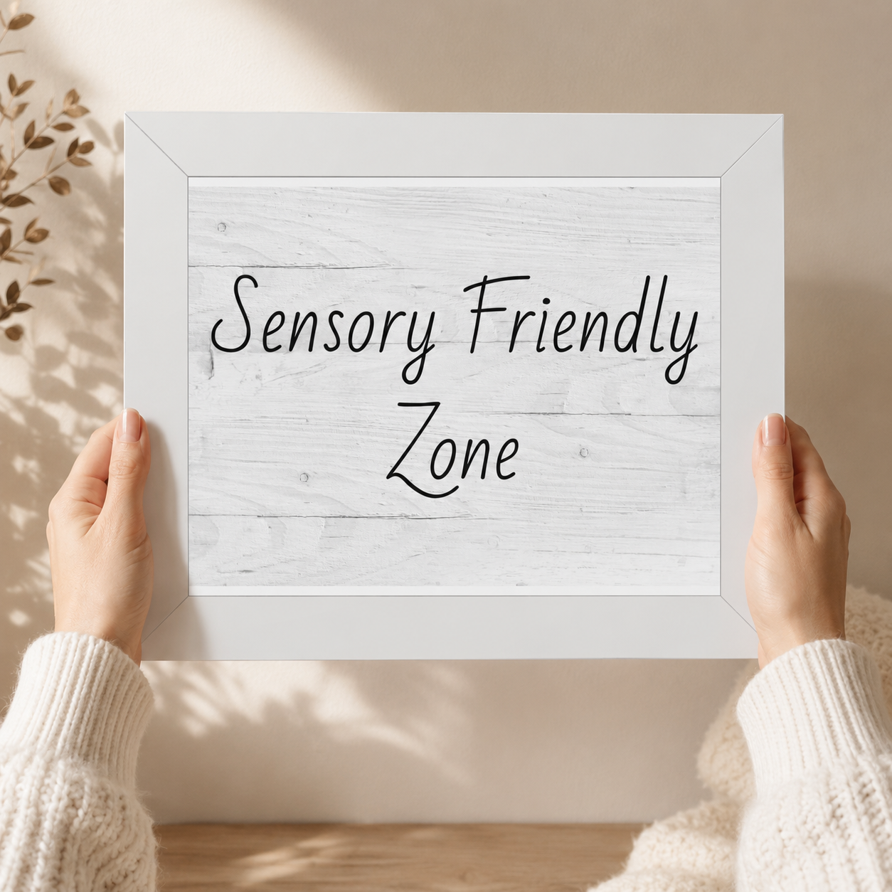 Sensory Friendly Zone Poster